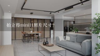 拍立得mini11照片尺寸？