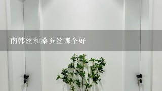 南韩丝和桑蚕丝哪个好