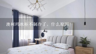 澳柯玛冰柜不制冷了，什么原因？