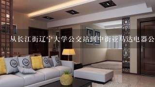 从长江街辽宁大学公交站到中街亚马达电器公交车怎么走