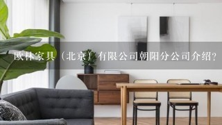 欧林家具（北京）有限公司朝阳分公司介绍？