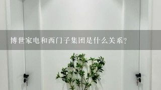 博世家电和西门子集团是什么关系？