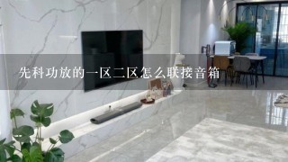 先科功放的1区2区怎么联接音箱