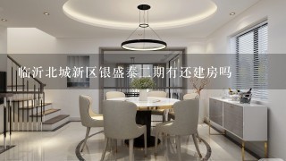 临沂北城新区银盛泰2期有还建房吗