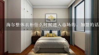 海尔整体衣柜什么时候进入市场的，加盟的话前景如何